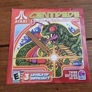 Atari Centipede Taco Bell Promo PC Windows Mac Computer Game NEW - Sealed